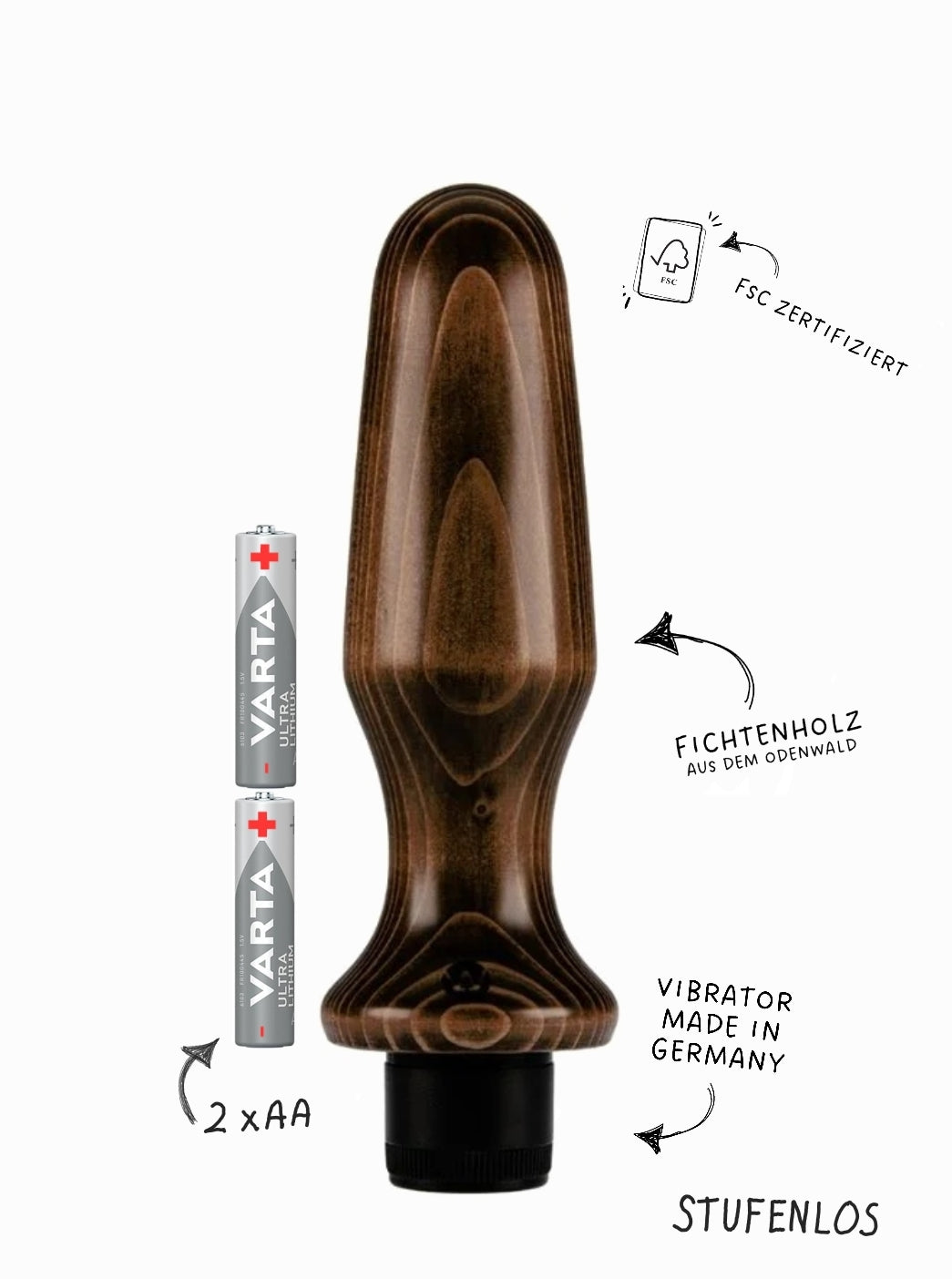 Tannenzäpfchen | Analplug mit Vibration